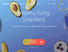 Tablet Screenshot of lifesum.com